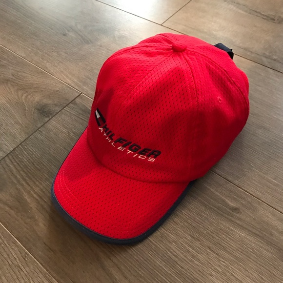 Vintage Tommy Hilfiger Red Strap Back Hat - Picture 3 of 7